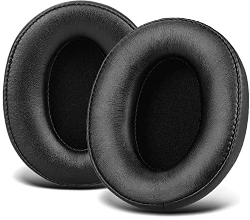 Ersatz für Sony MDR 7506 Ohrpolster, Geräuschisolierung, Over-Ear-Kopfhörer-Pads, passend für Sony MDR V6/MDR V7/MDR-CD900ST, weiches Proteinleder, einfache Installation (schwarz)