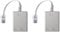 BT ADSL RJ11 Broadband Internet Microfilter Splitter - Male to Female for Landline Modem Router Wifi Plug Telephone White Socket Phone Splitter Cable Sky