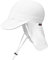 weVSwe Chapeau De Soleil UV pour Bébé Protection Upf50+ Cordon Réglable À Séchage Rapide pour Les Vacances D’Été Blanc 2-3 Ans