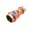 Sanpro Fittings - Pressfitting Reduzierung - Reduzierstück, Größe V 22 - Abgang V 15 (Pressfitting Kupfer Gas Wasser Trinkwasser Heizung Sanitär Fitting Kupferleitung)