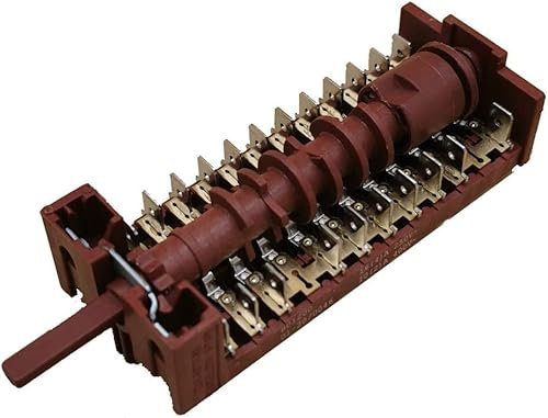 G GRIMALDI - Commutatore selettore per forno compatibile con Ilve Nardi Gottak 10 posizioni A/034/09 A03409 801200 per modelli: MT70MP/BL 05010392, 948MNPX, 600RMP/RA