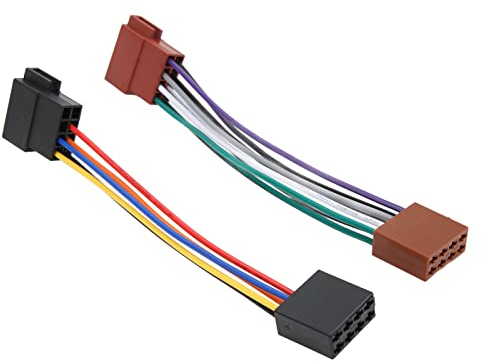 ISO Radio filo connettore cablaggio adattatore spina maschio a femmina 16 pin ISO femmina Radio ricevitore cavo