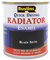 RUSTINS Quick Drying Radiator Enamel Satin - Black 250ml – Durable, Long-Lasting Finish for Radiators That Stands the Test of Time