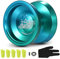 Fesjoy Yo-Yo Jojo Ball aus Aluminium mit Seilen für Lager und Handschuh