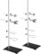 VEVOR Supporto da laboratorio, supporto per storta da laboratorio 2 set, supporto da laboratorio in acciaio Asta da 23,6 e base in ghisa da 8,3 x 5,3, include morsetti per matracci
