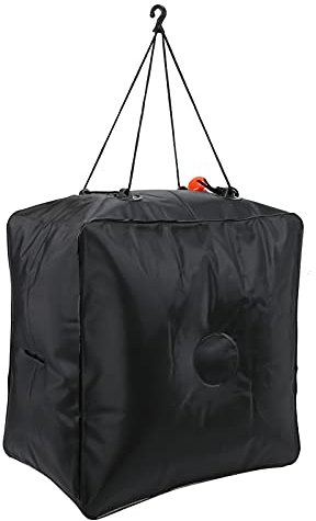 R Sac de Douche Chauffant R Douche Sac de Douche de Camping chauffé à l'énergie Solaire 40 L - Solution de Douche Extérieure Portable et économe en énergie