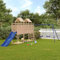 Iiaky Spielturm Kinder Spielplatz FüR Garten Spielturm Outdoor Spielhaus ZubehöR Outdoor Spielplatz Kinder Outdoor Massivholz Kiefer 3155882