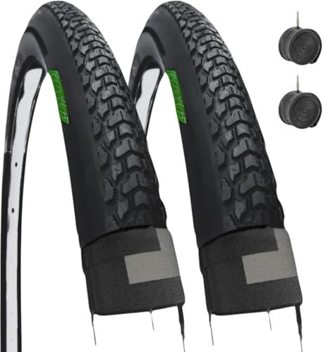 Neumáticos 700 x 40C (42-622)+Cámaras de aire con válvula ITA Demi Slick goma carretera bicicleta hombre Gravel Off-Road estirado trekking MTB