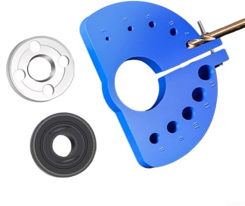 Winkelschleifer, modifizierter Bohrschleifer, Bohrerspitzer für alle Bits, Mehrzweck-Bohrer, Schleifschärfer, tragbarer Bohrschleifer, Schleifwerkzeug für elektrische Bohrmaschinen (blau)