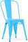 Iconik Interior Tolix Style Chaise de Salle à Manger - Design Industriel - Acier - Nouvelle édition - Stylix Turquoise