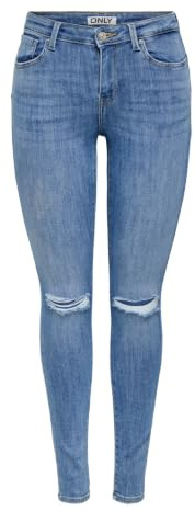 ONLY Female Skinny Jeans ONLPOWER Mittlere Taille Skinny Fit Knöchellang Jeans