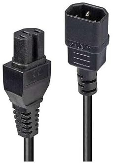 Lindy 3m Hot Conditioned Extension Cable - IEC C14 to C15 Kettle Lead Power Cable