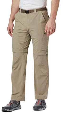 Columbia Mens Silver Ridge Convertible Pant, Tusk, 34 x 30