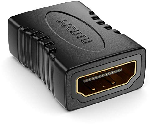 deleyCON HDMI Accoppiamento (Presa HDMI a Presa HDMI) Estensione HDMI Connettore FullHD 4K HDR ARC per TV Monitor Proiettore PC Computer Portatile Notebook PS4 PS5 Xbox 1 Pezzo
