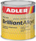 ADLER Brilliantalkyd - Weiß 2,5 L - Kunstharzlack glänzend, Decklack für innen und außen, Wetterbeständigt, Bootslack, Yachtlack
