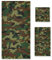 Naanle 3-teiliges Handtuch-Set, Camouflage, militärische Badetücher, Set für Badezimmer, sehr saugfähige Baumwolle, großes Badetuch, Handtuch + Waschlappen, 3 Stück weiche Handtücher für Dekoration