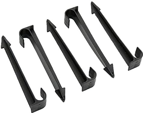WMLBK Lot de 50 piquets d'ancrage pour tuyau d'arrosage - Support d'irrigation pour tuyau poreux, tuyau d'arrosage