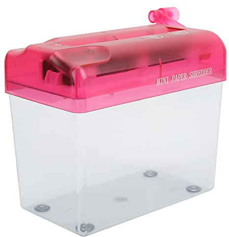 Mini Aktenvernichter, stummes, rutschfestes Design, ABS Material, manueller Aktenvernichter für Büro, Haushalt, Schule
