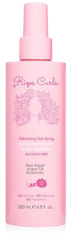Rizos Curls Alcohol-Free Curl Hair Spray – Flexible Hold, Volume & Frizz Control – Adds Shine & Bounce for All Hair Types Wavy, Curly, Coily 1a–4c – Sulfate, Paraben & Alcohol-Free