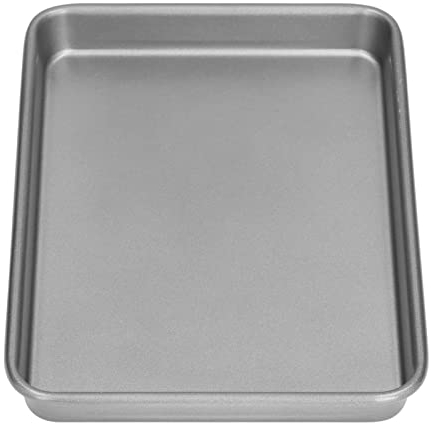 Tissting Bandeja para Hornear para Horno, Bandejas para Hornear Antiadherentes Grandes Herramientas para Hornear de Acero Inoxidable Utensilios para Hornear de Cocina Rectangulares para Pastel(S)