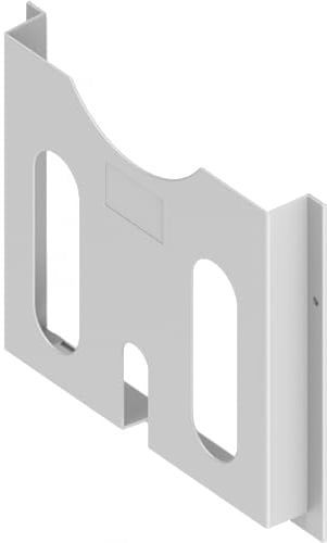 1x Schaltplantasche DIN A4 Schraubar selbstklebend Lichtgrau Dokument Aufbewahrung Kühlschrank RAL7035 Schaltschrank 1C13-U1