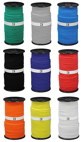 Hummelt® SilverLine-Rope Expanderseil Gummiseil 8mm 50m grau