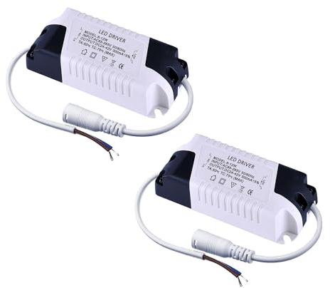 LEDSone LED Treiber, 12-18W, AC85-265V Eingang, DC36-72V 300mA Ausgang, 2 Stück (12, Watt)