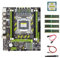 Pderlous Motherboard X79 + E5 2640 V2 CPU + GB DDR3 1600 MHz REG ECC Memory RAM + SATA Cable + Switch Cable + M.2 NVME Thermal Grease