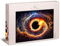 Ulmer Puzzleschmiede - Weltall-Puzzle „Black Hole“ - Schwarzes Loch, umgeben von leuchtenden Effekten im Universum - schwieriges 1000 Teile Puzzle - Impossible-Puzzle-Charakter - Made in Germany