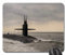 Computer-Mauspad, U-Boot Schiff Wasser Ocean Oberfläche Militär Marine Rutschfest Gaming Mauspad Vernähte Kanten Mauspads Für Pc Maus Laptops 25X30Cm