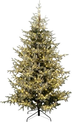 XONE Albero di Natale Nicolai Innevato 2000 LED Altezzo 240cm - Real Touch NAT02224