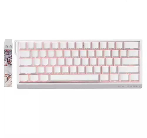 Madlions MAD 60 HE - Wooting Killer | Clavier Magnétique/Mécanique Gaming 60%| 8000Hz Polling Rate |Latence RT/Reset Ultra Export | 16,5M RGB | Web Driver | Magnetic Switch | US Layout QWERTY