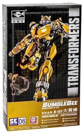 Hobby Boss Trumpeter 03117 Transformers Bumblebee B-127 SK06 Smart Kit - Action Figure Robot, Vorbemalter Modellbausatz