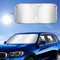Car Windscreen Sun Shade Front Windshield Sunshade Foldable Sun Shade Visor Cover Reflective UV Dust Protector Automotive Ray Protection Block Parasol Keep Vehicle Cool Fit Various Sizes (150 x 70 cm)