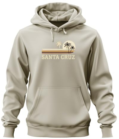 Printera California Surfen Kalifornien Strand Hoodie Kapuzenpullover