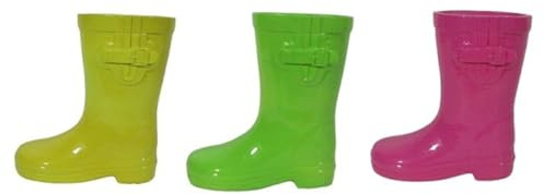 EXNER Vase Gummistiefel Sortiert Mehrfarbig 18cm (1 Stück)