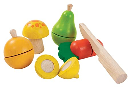 Plan Toys 13553371 - Obst und Gemüse schneiden