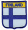 Everflag Patch zum Aufbügeln oder Aufnähen : Finnland - Wappen