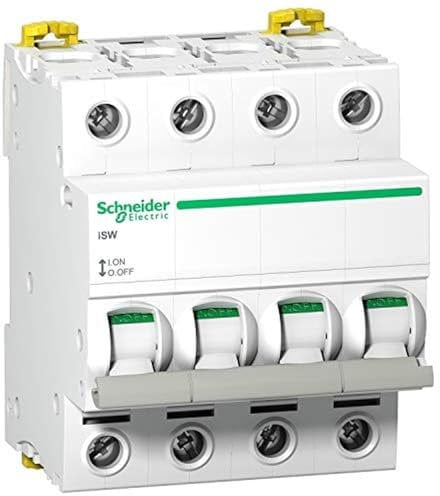 Schneider Electric - Acti9, iSW interrupteur-sectionneur 4P 100A 415VAC - A9S65491