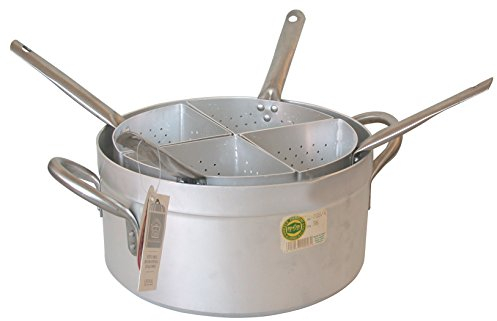 Pardini Cacerola Media con 4 Coladores, Aluminio, Gris, 36 cm