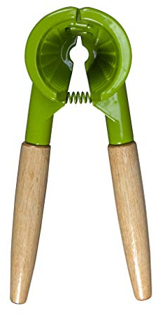 Durandal Nussknacker für Nüsse mit Sektkorkenöffner - Nussknacker Walnusse Mit Nussknacker Holzgriff - Für Walnüsse, Haselnüsse & Mandeln (Grün)
