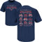 Smack Apparel Atlanta Baseball-Fans. Baseball in Atlanta T-Shirt, Marineblau, Größe S - 5X, Unisex-Erwachsene, marineblau, Medium