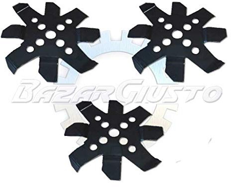 DISCHI LAMA COLTELLO PER DECESPUGLIATORE ORIGINALI BAZARGIUSTO PER ROVI CANNE E STERPAGLIE