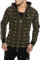 Redbridge Felpa con Cappuccio da Uomo Tuta Maschile Giacca con Cerniera in Cotone Nero L