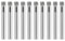 Mdurian Diamant Foret 10Pcs 4mm Trépan Scies Cloche Outils Set Forets Diamant Cutter Acier Carbone pour Verre Céramique Porcelaine Marbre Carrelage Granite