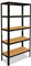shelfplaza® 180x60x40cm Schwarz Schwerlastregal/Metallregal 5 Böden à 175kg Tragkraft/Lagerregal Regal Keller Haushaltsregal/Metall Regal Stehend