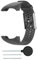 KUTEWEU Tiggo Silikon Armband für Polar M400/ Polar M430 Watch, Ersatzband Armband Verstellbares Weiches Silikonband, Uhrenarmband Armbänder Sports Wrist Strap für Polar M400/ M430 Zubehör (grau)
