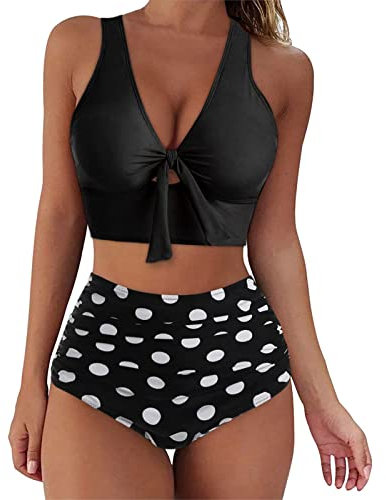 XTBFOOJ Schlittschuhe mädchen Bikini Hose Shorts Burka Badeanzug bade Oberteile Damen Bikini braun Bikini für mollige Frauen Badeanzug Shape Damen badeamzüge Bikinis für Damen high Waist