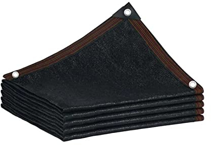 whalebee Outdoor Rechteckige Sonnensegel 2×4m 3×3m 5×8m 6×10m 8×10m, Sonnenschutz Tarp, Schwarz Zeltplane Für Garten Balkon Und Terrasse, Wasserdicht Windabweisend Luftdurchlässig Reißfest
