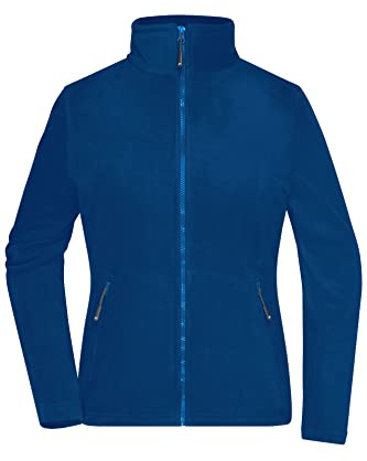 James & Nicholson Damen Microfleece Jacke - Leicht taillierte Jacke aus Anti-Pilling Microfleece | Farbe: royal | Grösse: L